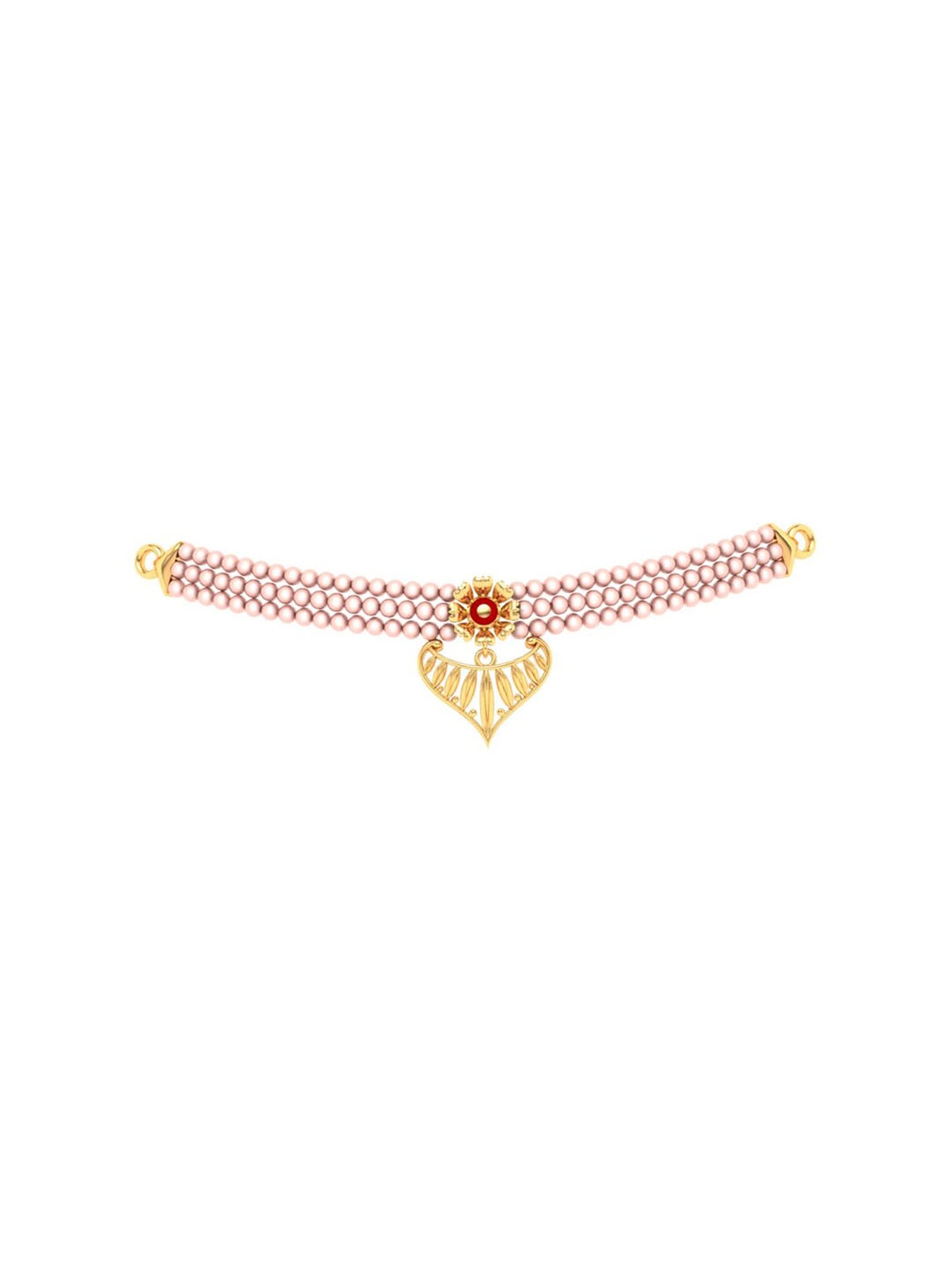 P.C. Chandra Jewellers 22k Yellow Gold Design Necklace