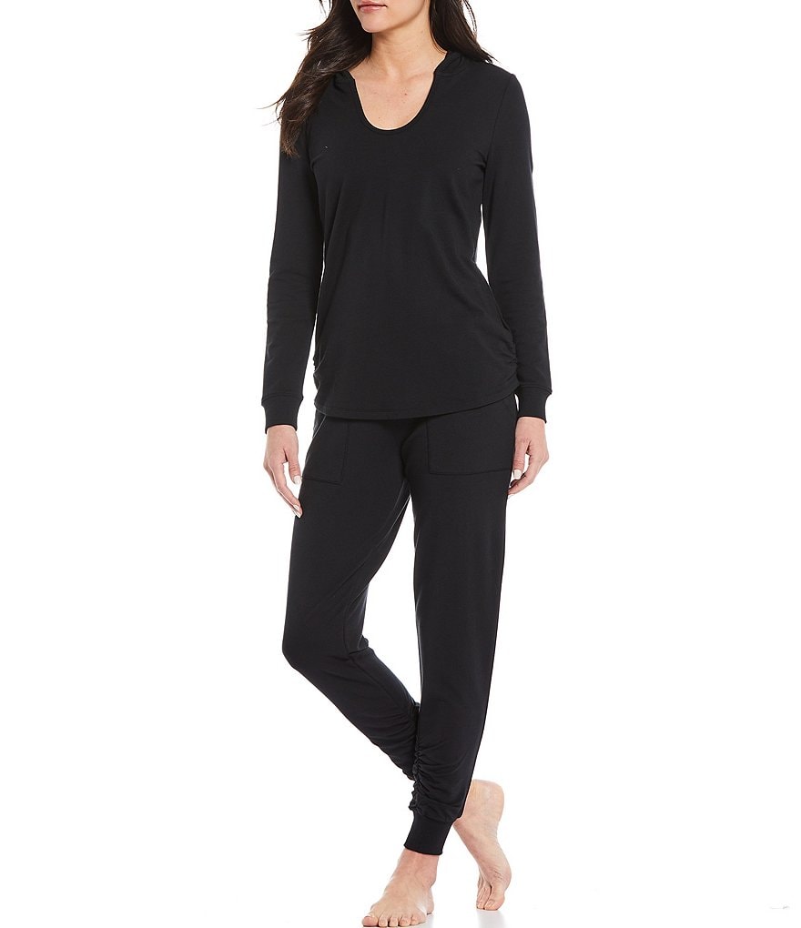 Barefoot Dreams Malibu Luxe Brushed Jersey Coordinating Lounge Hoodie