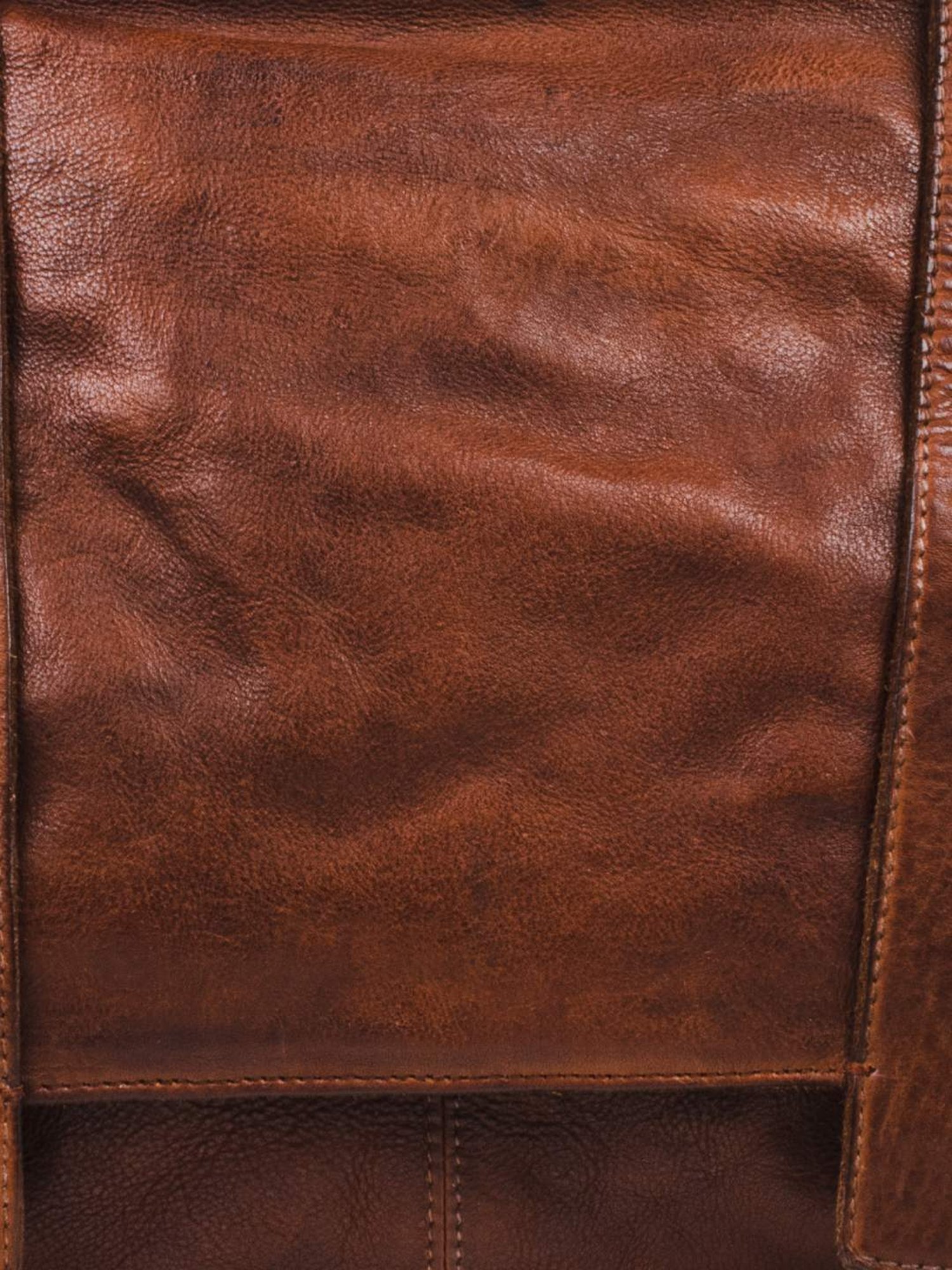 Art N Vintage Axel Cognac Leather Solid Large Laptop Messenger Bag