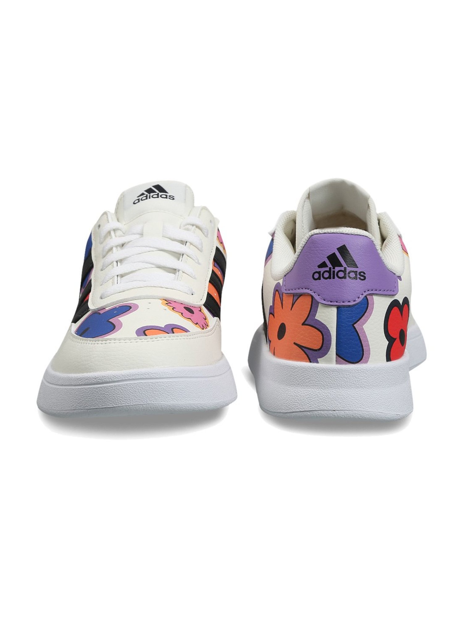 Adidas Women's BREAKNET 2.0 White Tennis Shoes