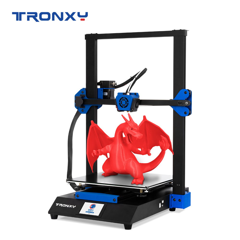 TRONXY XY-3 Pro DIY 3D printer kit 300x300x400mm with 24V power supply / titanium extruder / silent motherboard 2225 driver chip / large printing area for filament detection