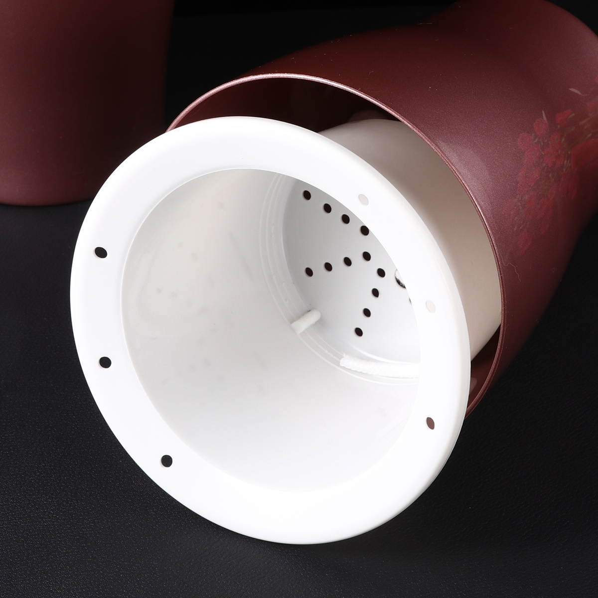 2pcs Plastic Lazy Flower Pot Creative Gardening Planter Self Watering Plant Holder Water Storage Pot for Home (Golden, Small Size)