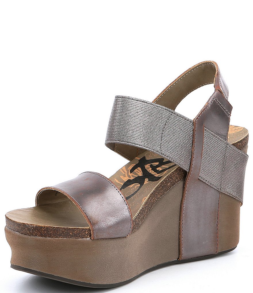 OTBT Bushnell Leather Platform Wedges