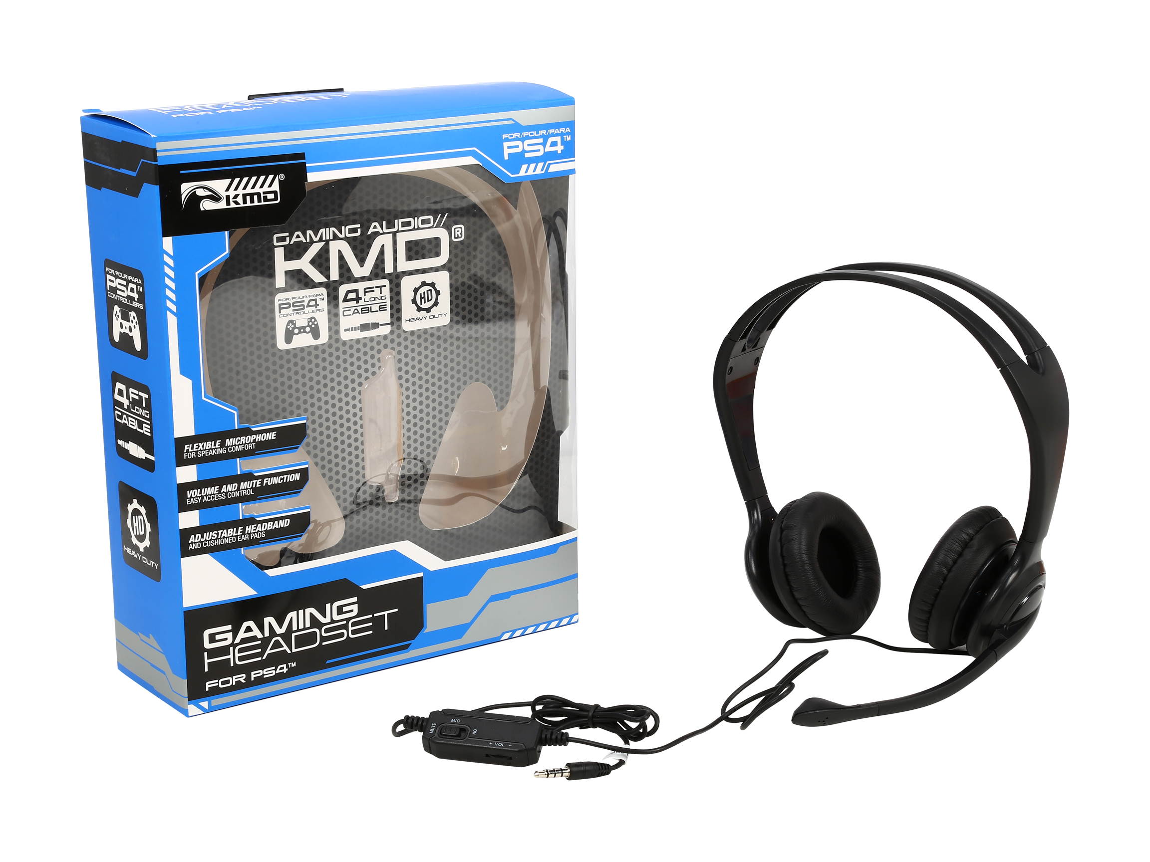KMD PS4 Live Chat Headset