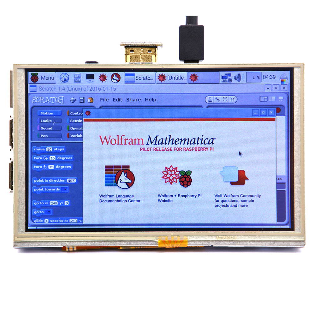 5 Inch 800 x 480 HDMI TFT LCD Touch Screen For Raspberry PI 3 Model B/2 Model B / B+ / A+ / B