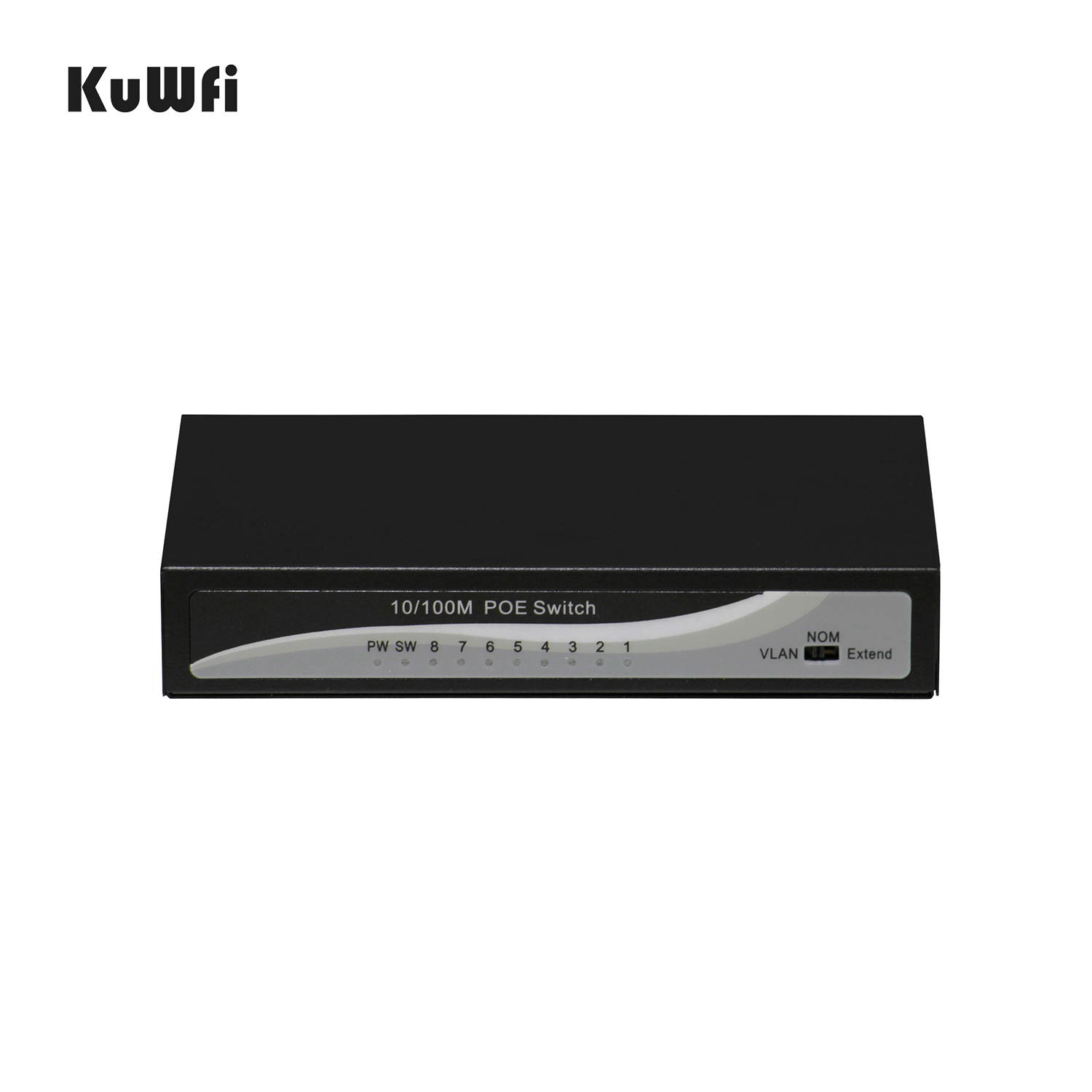 6+2 Ports 6 PoE Injector Power Over Ethernet Switch with Power Adapter