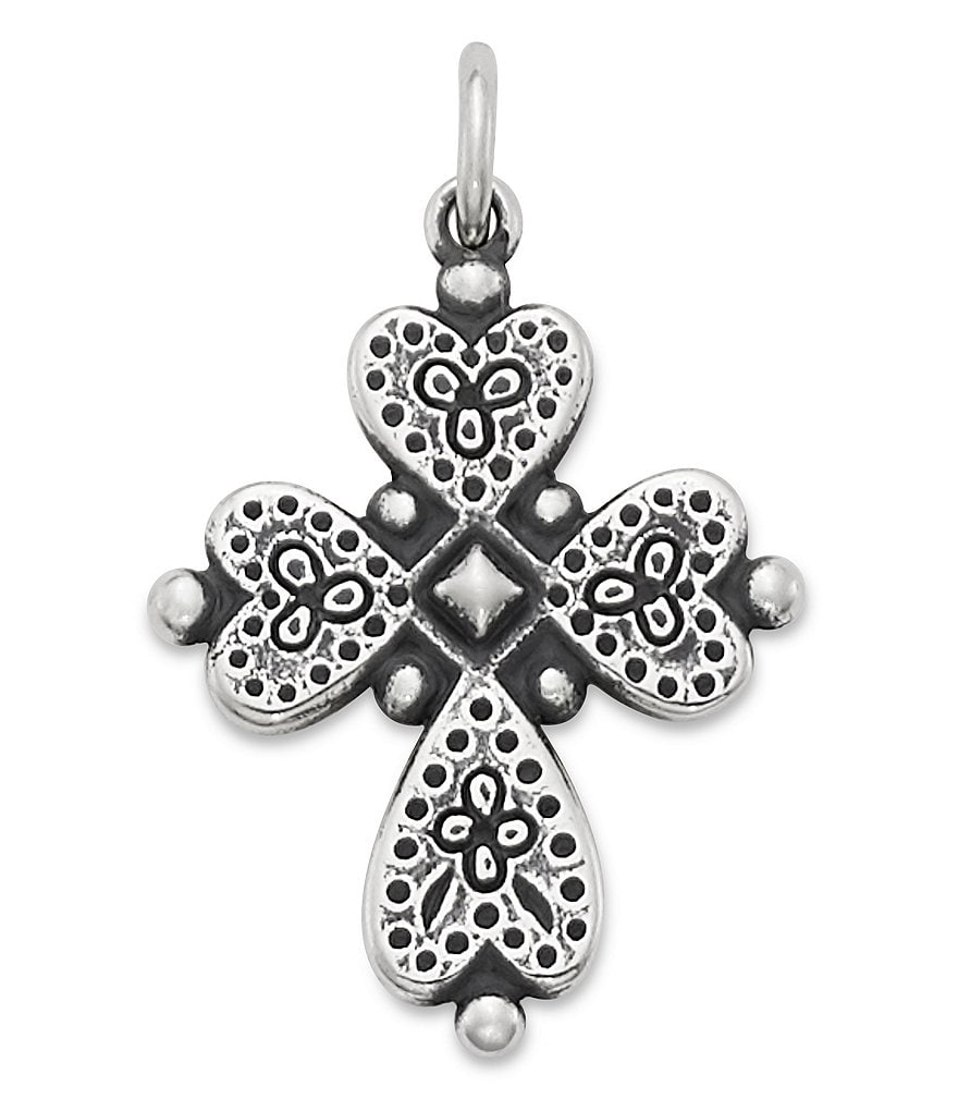 James Avery Hearts Devotion Cross Charm