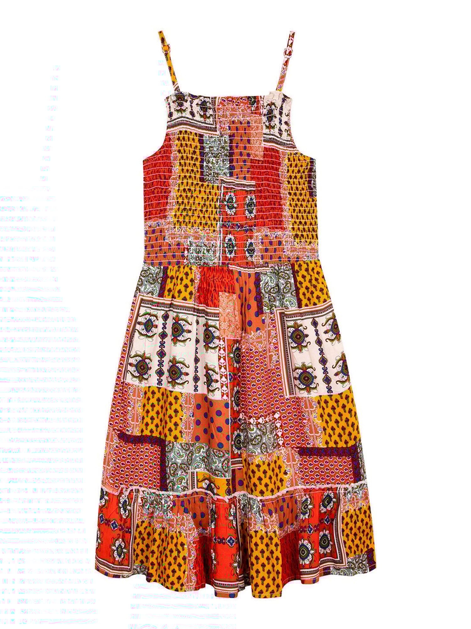 Budding Bees Kids Multicolor Printed Dress