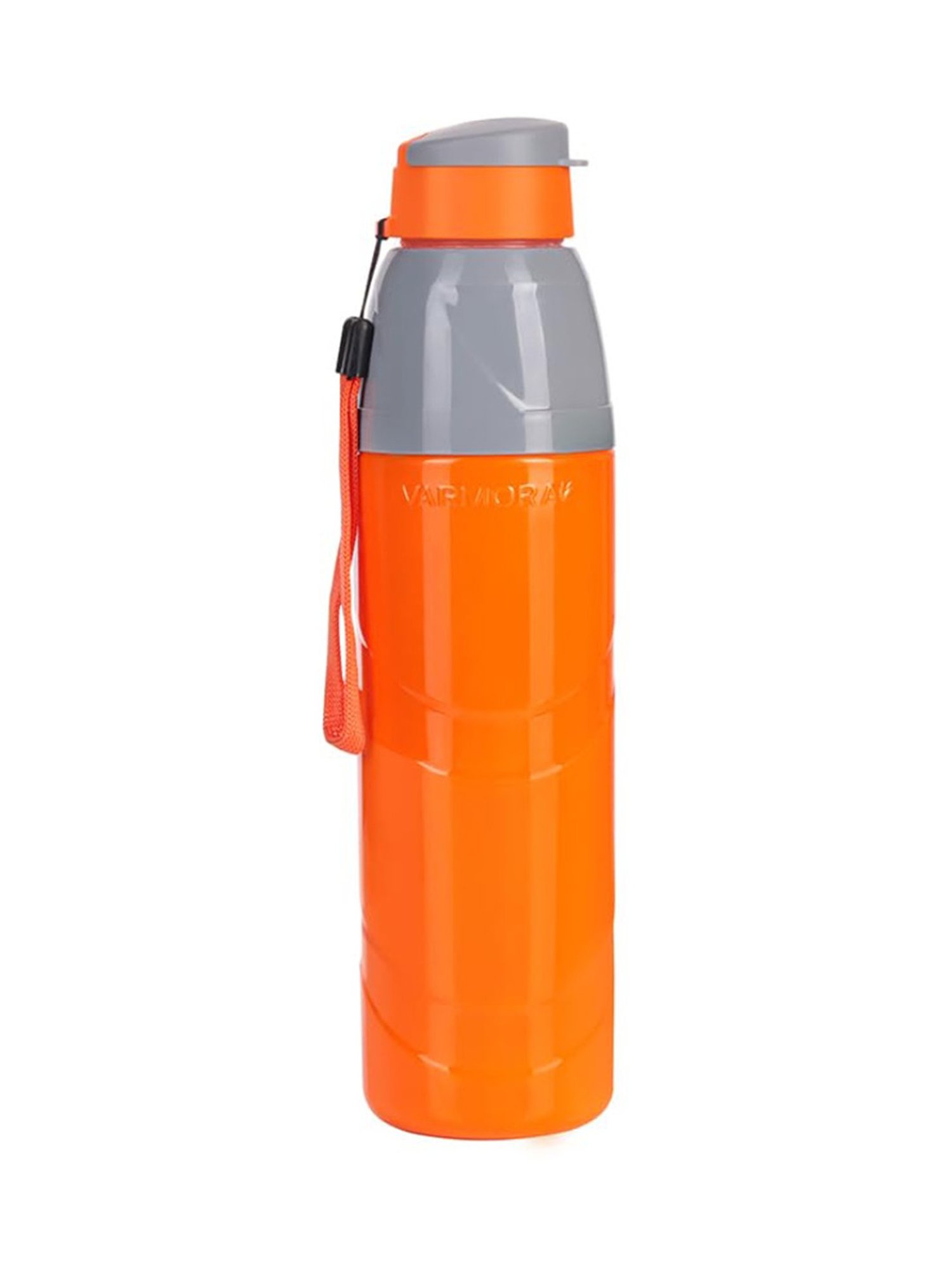 Varmora Aqua Aava Orange Plastic Insulated Leak Proof Water Bottle - 900 ml