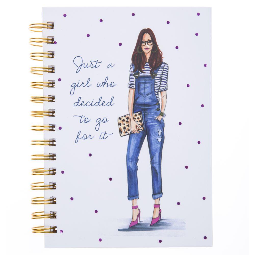 Graphique De France,  Denim Overall Diva Spiral Journal