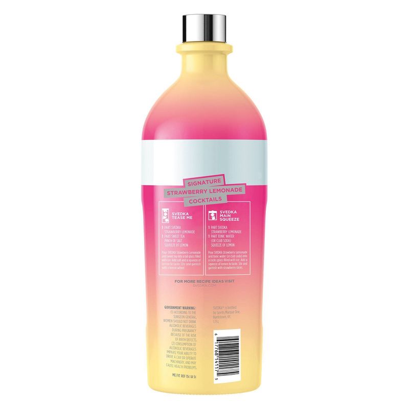 SVEDKA Strawberry Lemonade Flavored Vodka - 1.75L Bottle