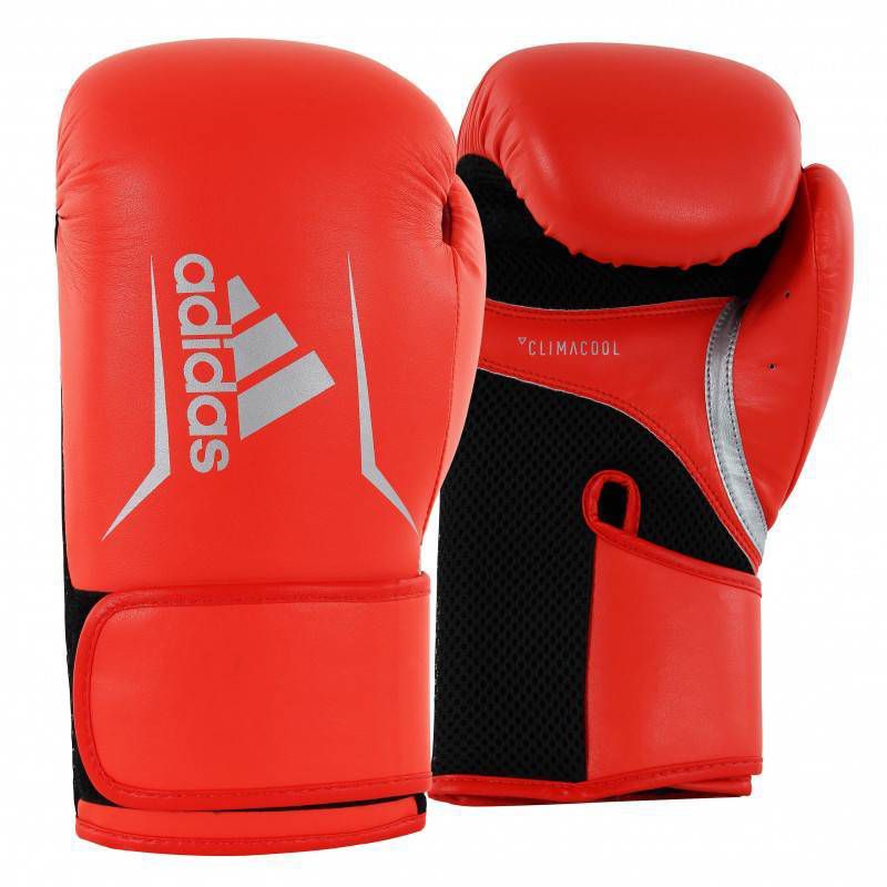 Adidas Speed 100 14oz  Fitness and Training Gloves - Orange/Silver