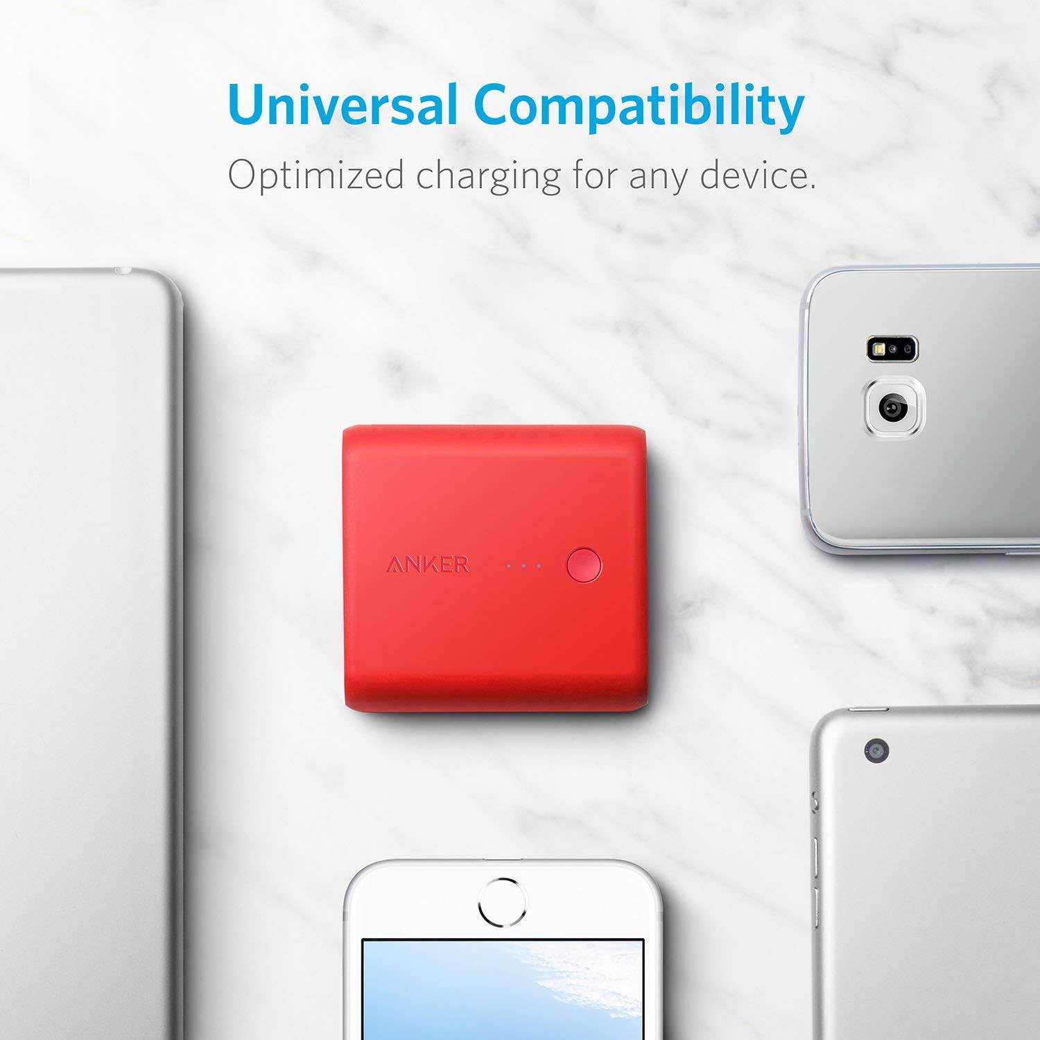 Anker PowerCore Fusion, Portable Charger 5000mAh with Dual USB Wall Charger, Foldable Plug and PowerIQ, Battery Pack for iPhone, iPad, Android, Samsung Galaxy and More