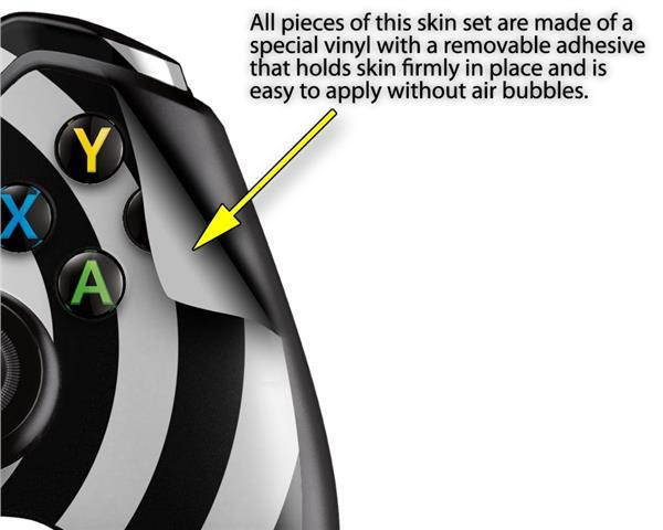 Bullseye Black and White - Holiday Bundle Decal Style Skin Set fits XBOX One Console, Kinect and 2 Controllers (XBOX SYSTEM SOLD SEPARATELY)