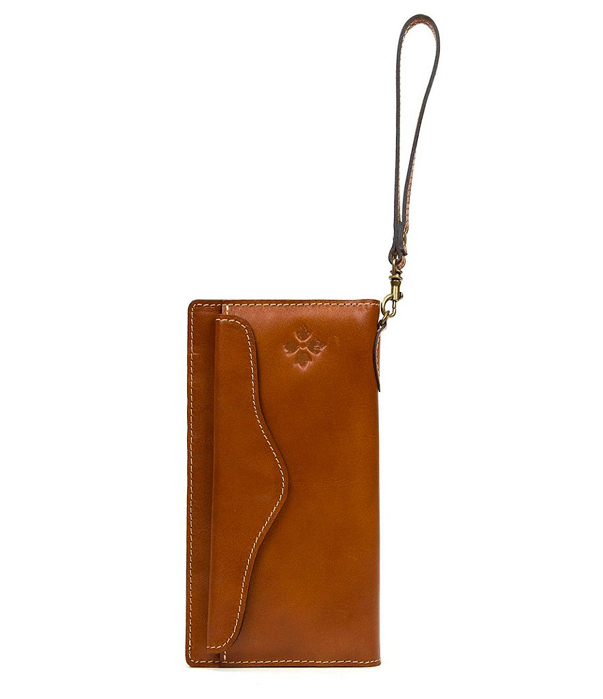 HOBO Link Leather Zip Wristlet