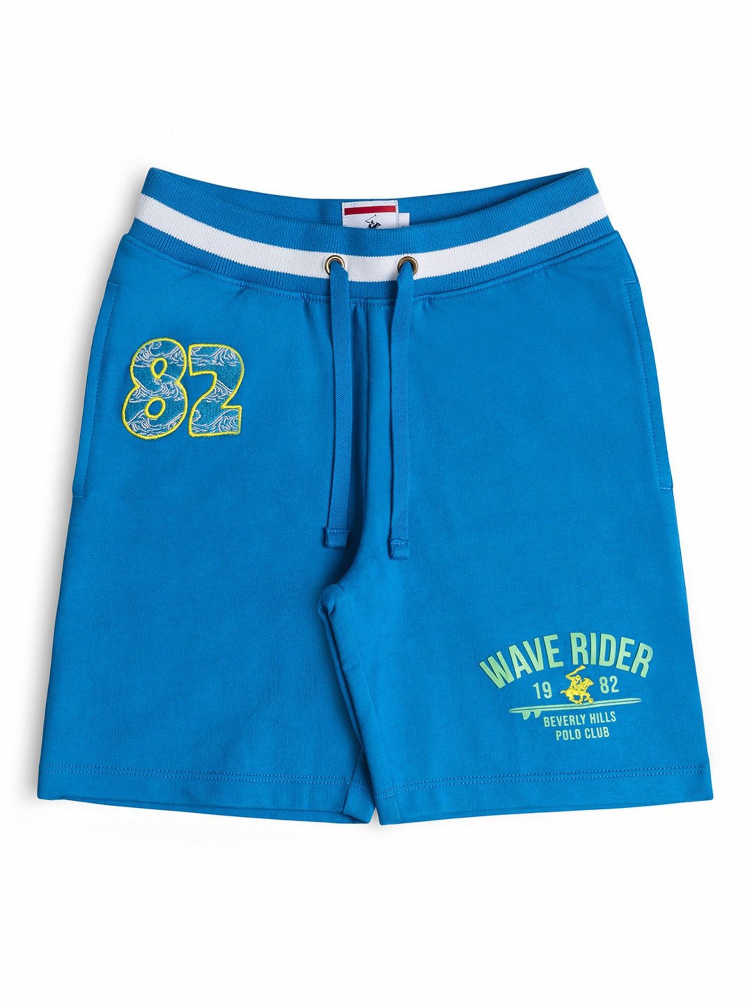 Beverly Hills Polo Club Kids Blue Applique Shorts