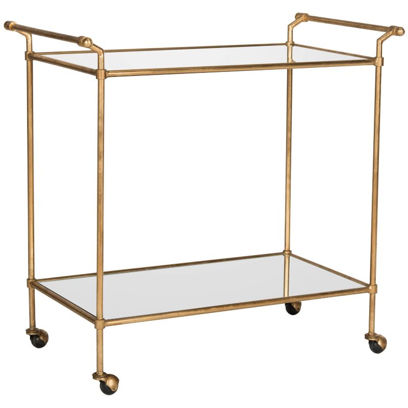 Bar Cart Metal/Gold - Safavieh