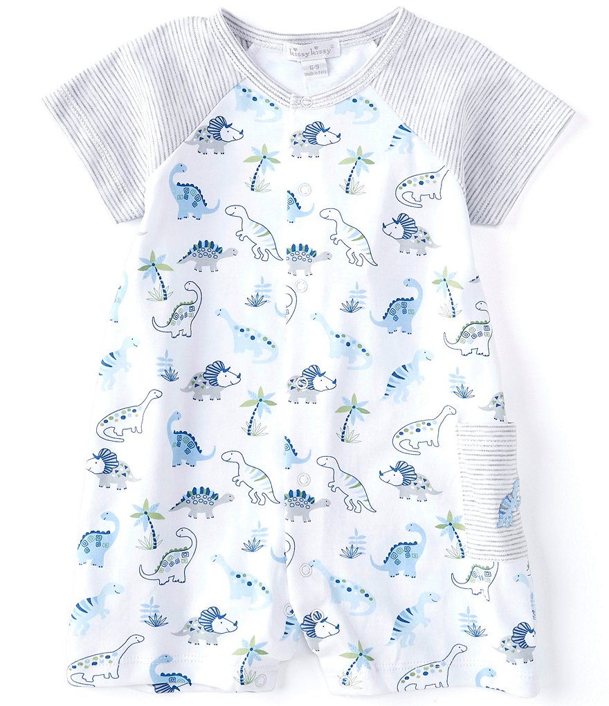 Kissy Kissy Baby Boys Newborn-9 Months Saurus Shortall