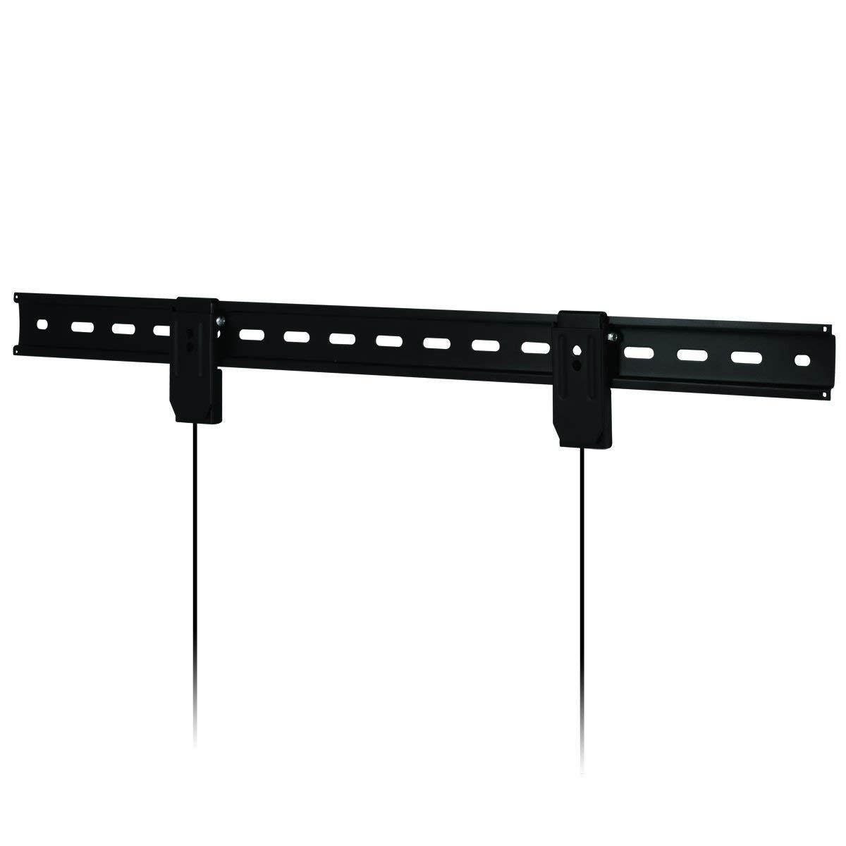 ARCTIC TV BASIC L - Ultra Slim Fixed Wall Mount Bracket for 42 - 78 Inch LED I LCD I Plasma TV fits I Up to 45kg weight capacity I Secure Hold - Black