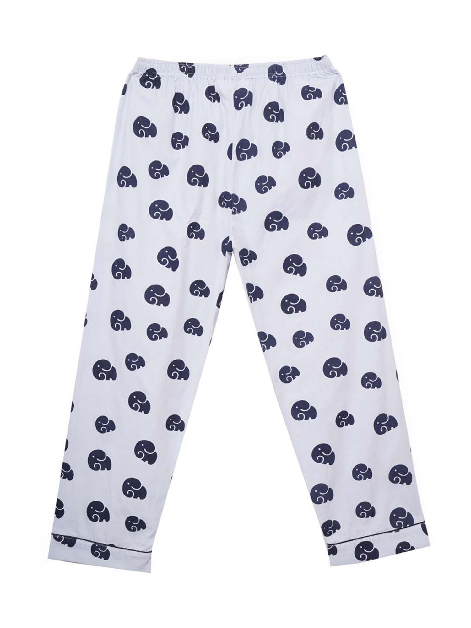 Fluffalump Boys Multicolor Cotton Printed Nightwear Top & Pants Set