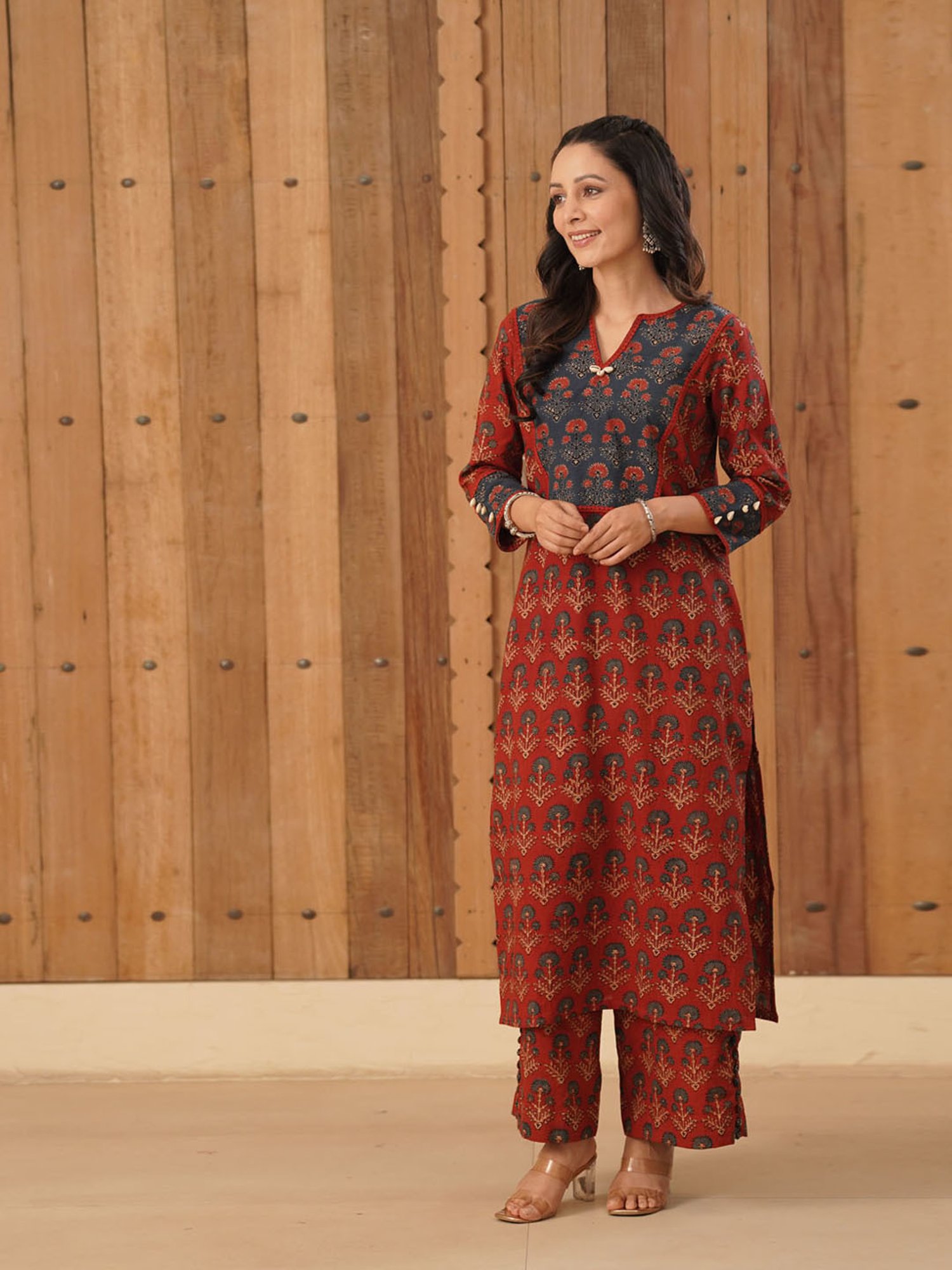 Love Chic Ajrakh Cotton Palazzo