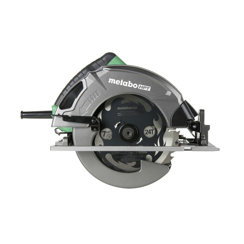 Metabo HPT C7SB3M 15 Amp Single Bevel 7-1/4 in. Corded Circular Saw with Blower Function, and Aluminum Die Cast Base