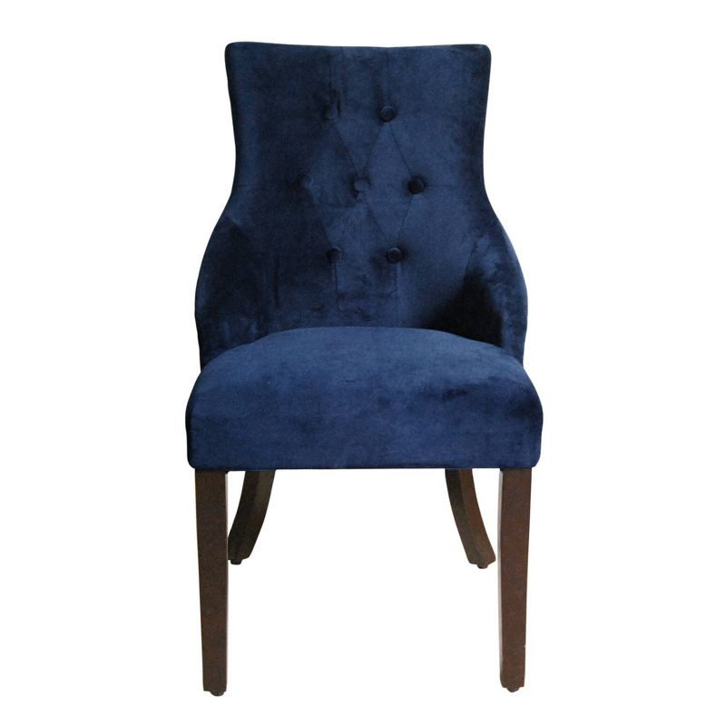 Tufted Accent Chair Blue - HomePop