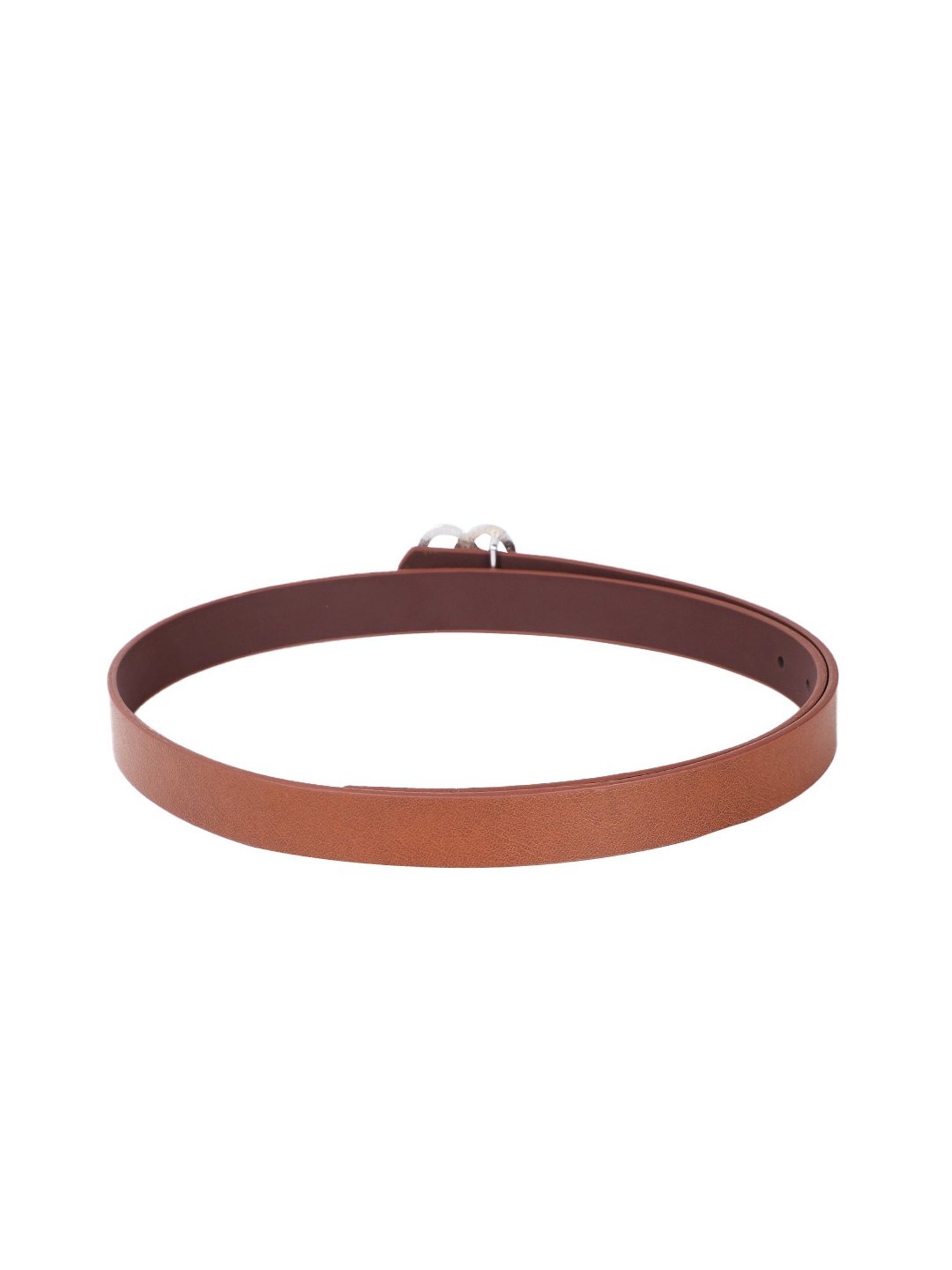 Crusset Khaki Casual Belt for Women