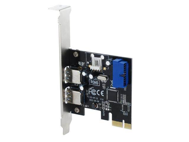 SEDNA - PCI Express USB 3.0 4 Port Adapter ( 2External + 2 Port Internal with 20 Pin connector )