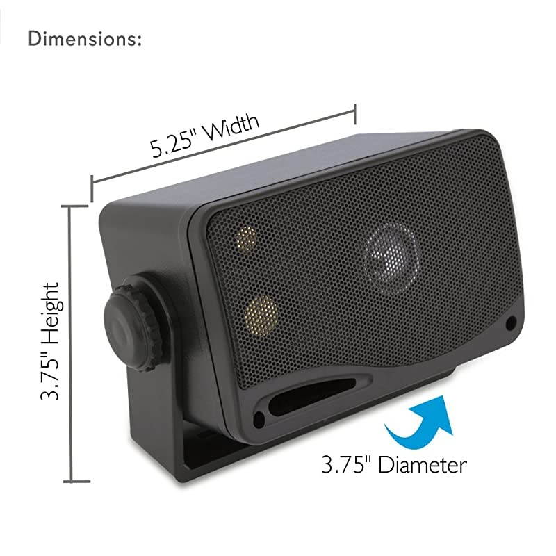 Bluetooth Karaoke Amplifier Home Car Bus Tours 300 Watts 2 Channel Digital Home Audio PA Receiver System amp 3Way Mini Box Speaker System 200 Watt Weatherproof Marine Grade Mount Speakers
