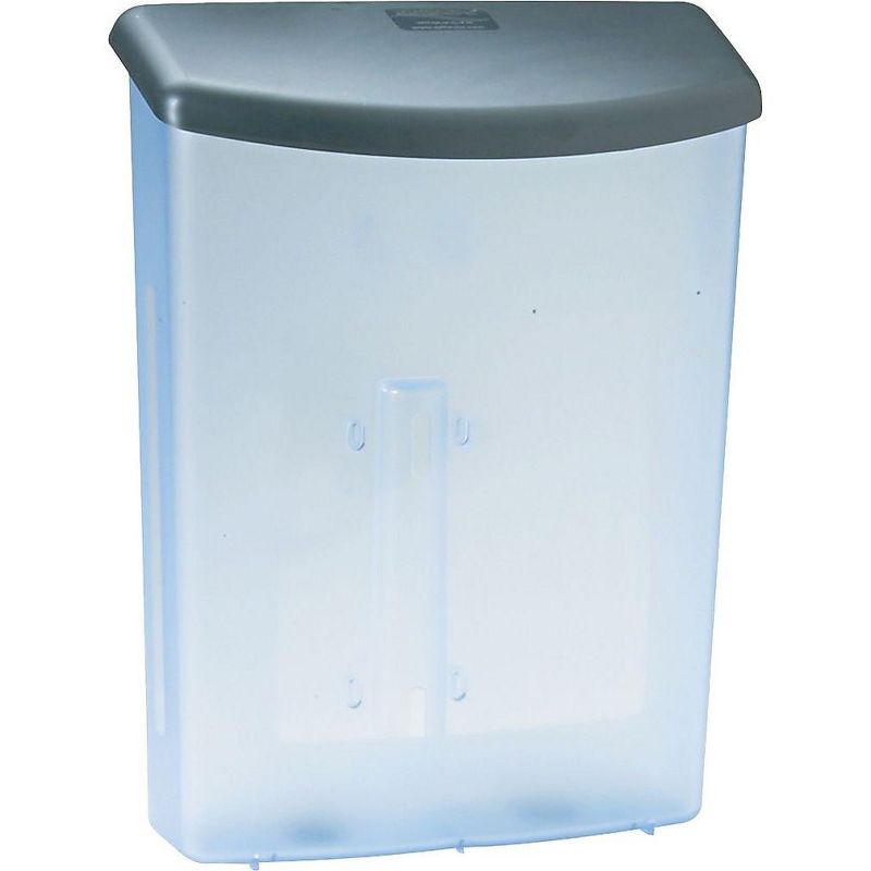 Deflecto Outdoor Literature Box 10w x 4 1/2d x 13 1/8h Clear/Black 790901