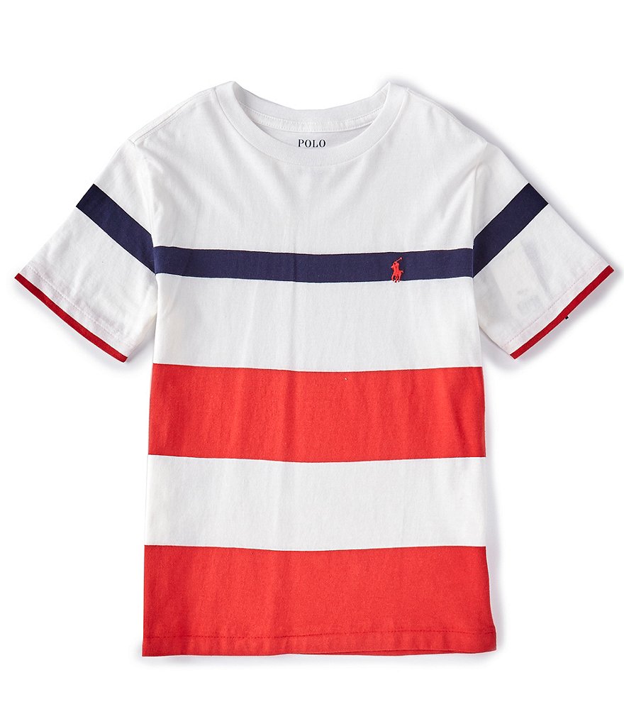 Ed-a-Mamma Kids White Striped Full Sleeves Shirt