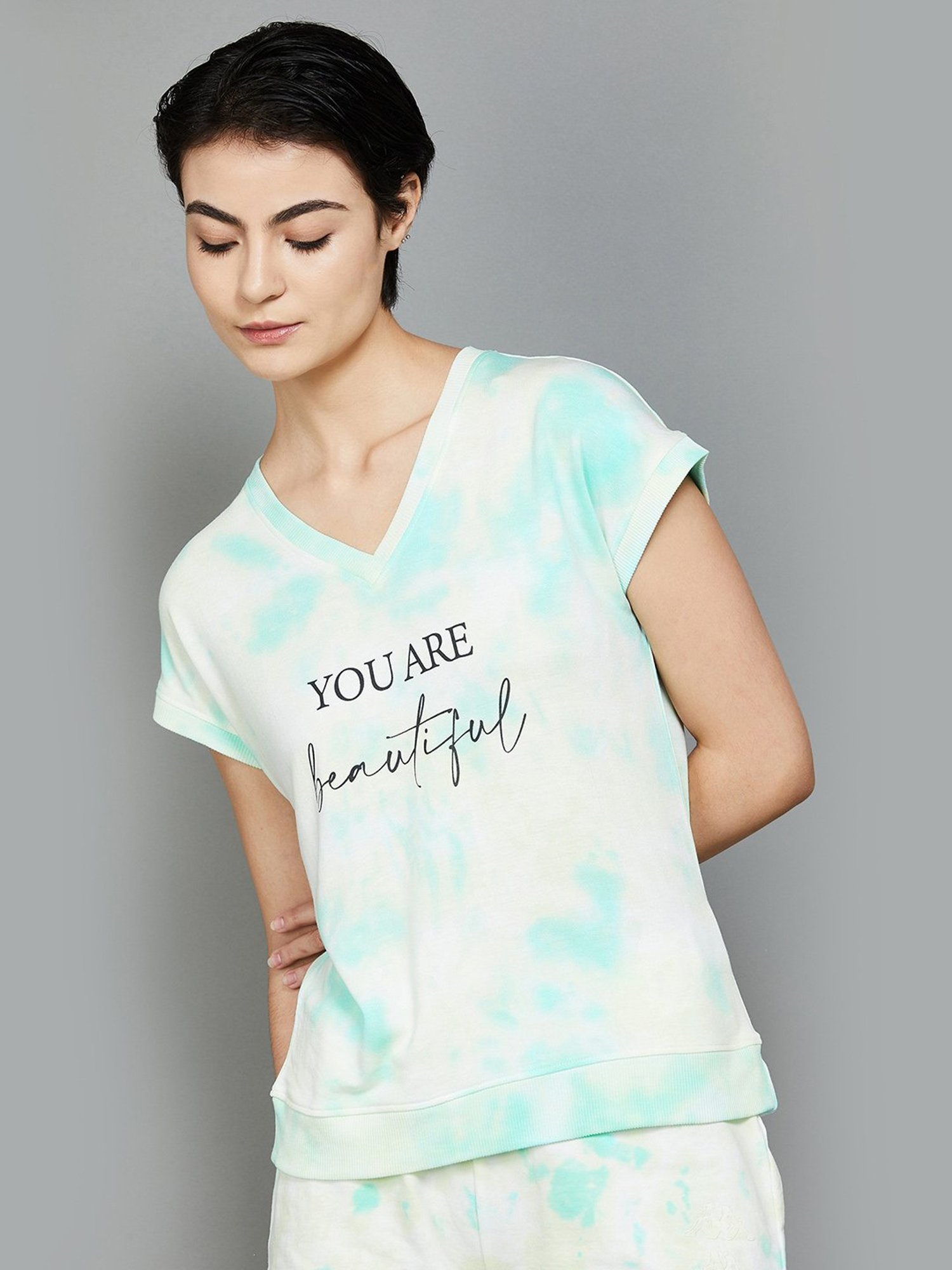 KAPPA Multicolored Printed Sports T-Shirt