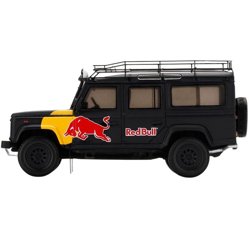 Land Rover Defender Black "Red Bull LUKA" Promotional Vehicle 1/43 Model Car by True Scale Miniatures