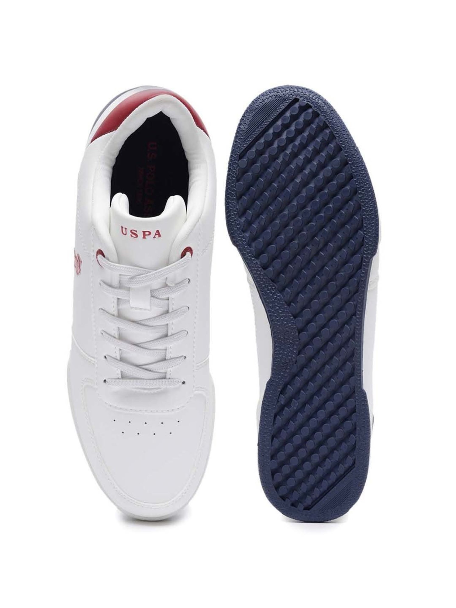 U.S. Polo Assn. Men's JAN White Casual Sneakers