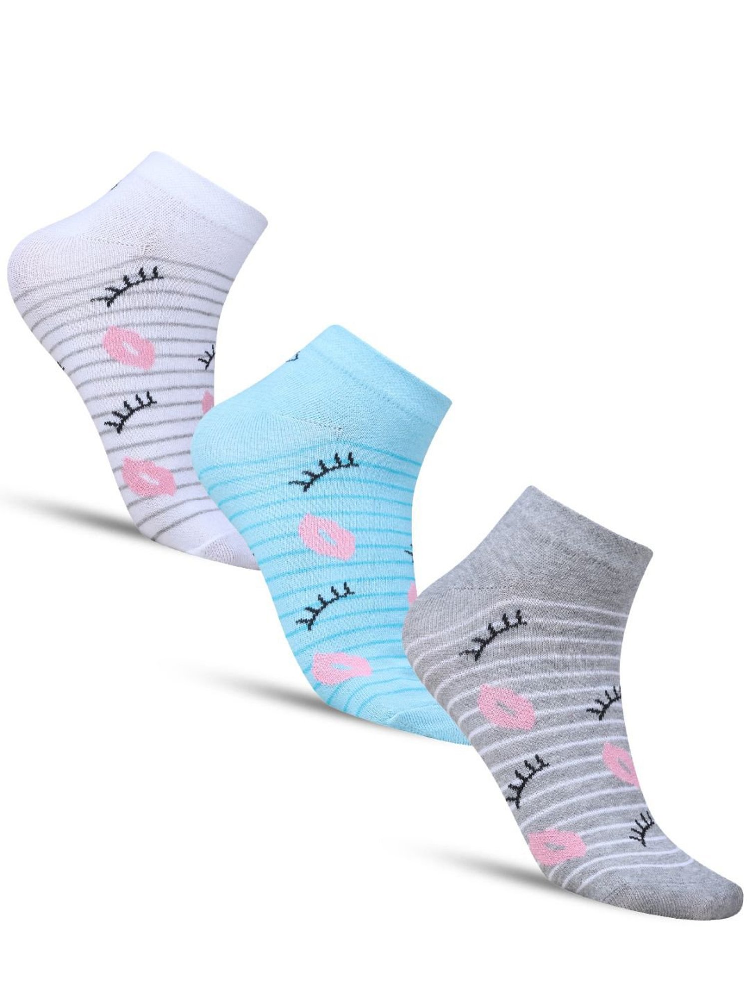 Dollar Socks For Women's Casual Low Ankle In (Pack of 3)
