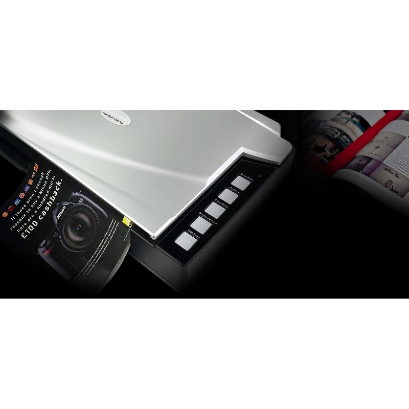 Plustek OpticBook A300 Plus Flatbed Scanner - 600 dpi Optical - 48-bit Color - 16-bit Grayscale - USB