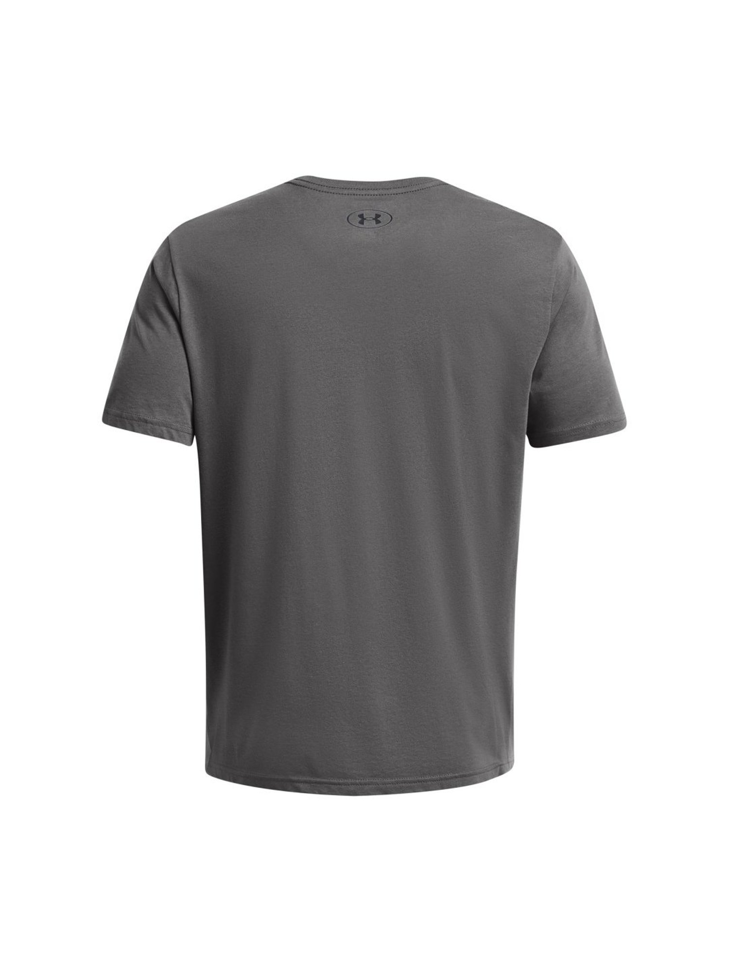 Under Armour Grey Cotton Slim Fit Printed T-Shirt