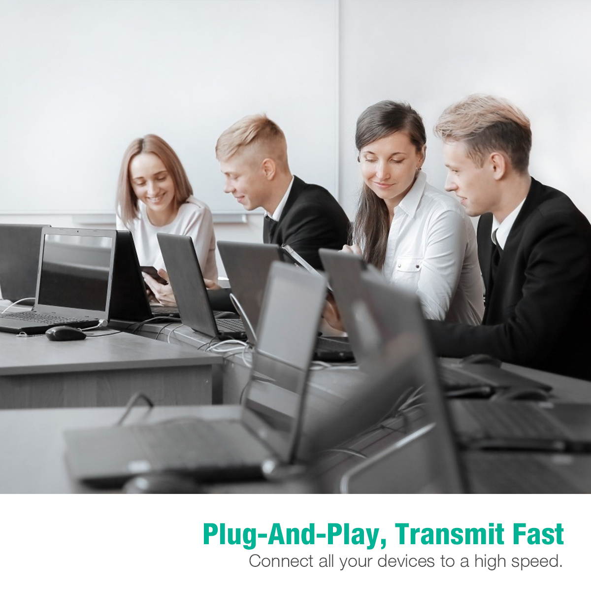 New RJ45 MINI 5-Ports Fast Ethernet Network Black Switch Hub for Desktop PC,Home Network Hub, Office Ethernet Splitter, Plug-and-Play, Black