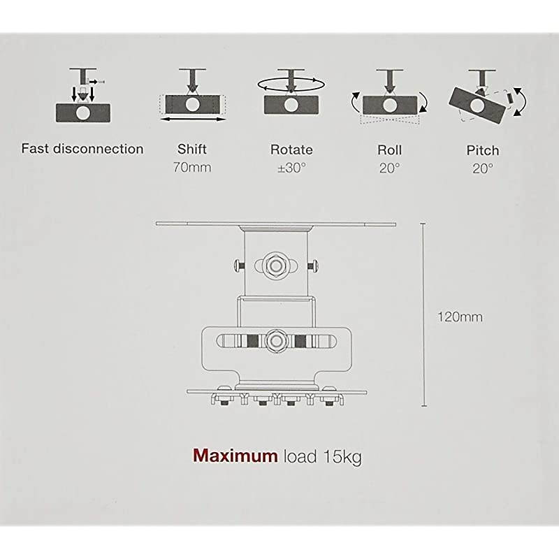 OCM818WRU Low Profile Universal Ceiling Mount Projector Accessory