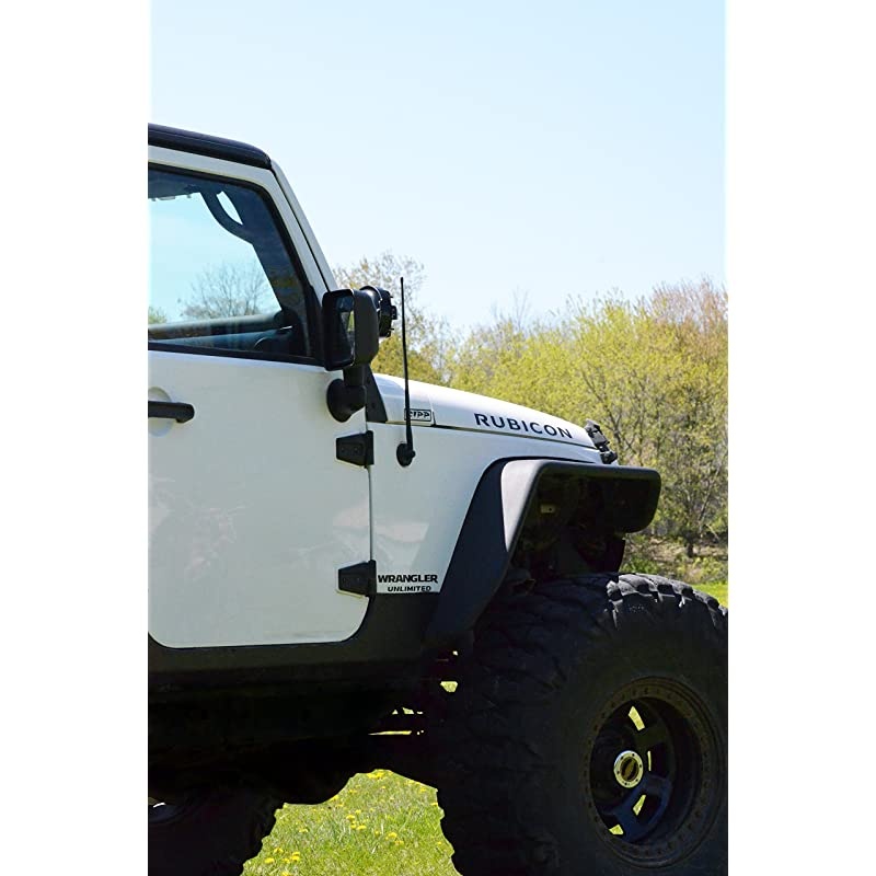 17 Inch AllTerrain Flexible Rubber Antenna is Compatible with Ford F250 Super Duty 19992016 Spring Steel Internal Core