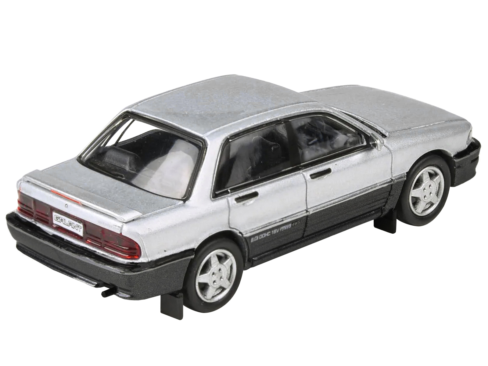Mitsubishi Lancer RS Evolution III RHD (Right Hand Drive) Scortia White with Red Rally Stripes 1/64 Diecast Model Car by Hobby Japan