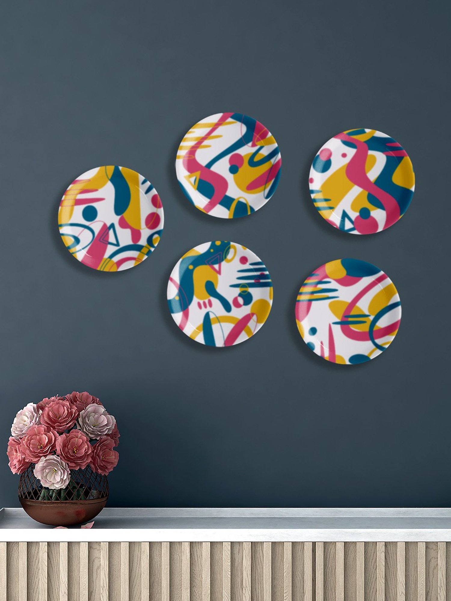 18"x24" 83 Oranges Juicy Surprise Unframed Wall Poster Print Blue - Deny Designs