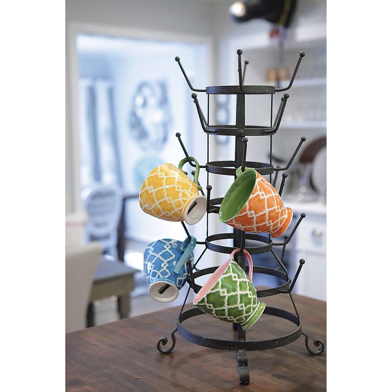 Spectrum Leaf Mug Holder - Black