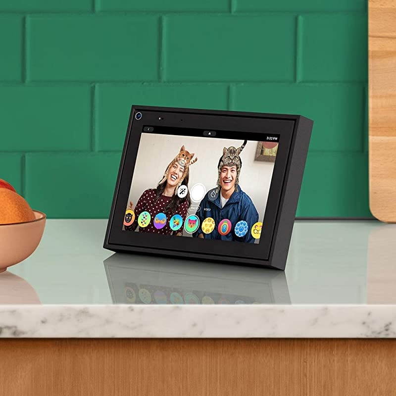 Portal Mini Smart Video Calling 8 Touch Screen Display with Alexa Black