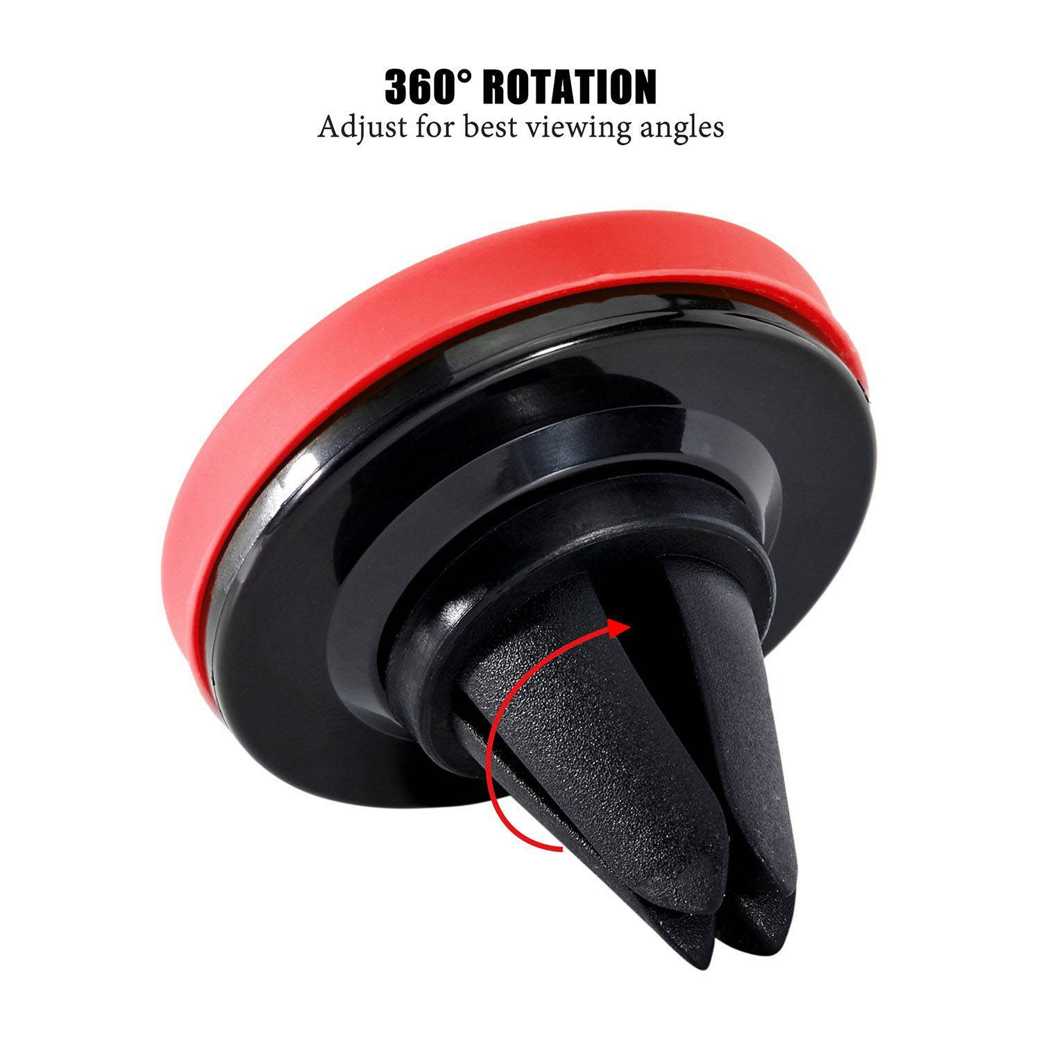 LENTION Air Vent Phone Support,Magnetic Mobile Stand 360&deg; Rotating Phone Holder Car Mount for iPhone, iPod, Smart Phone, PSP, GPS - Blue