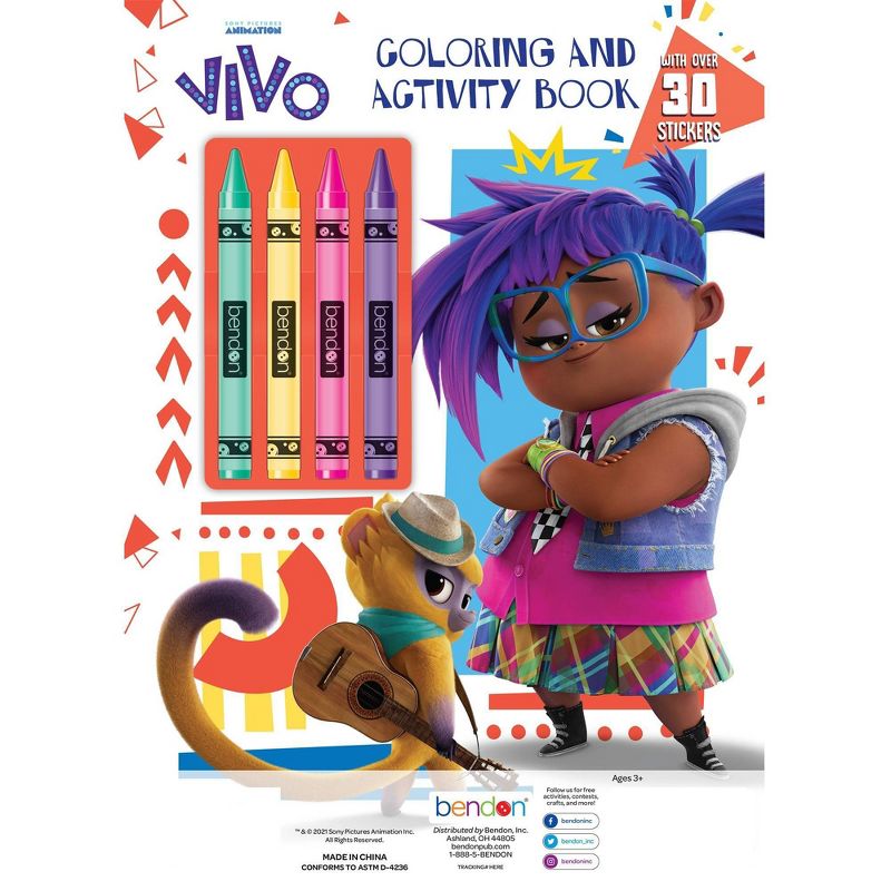 Vivo Coloring Book with Crayons