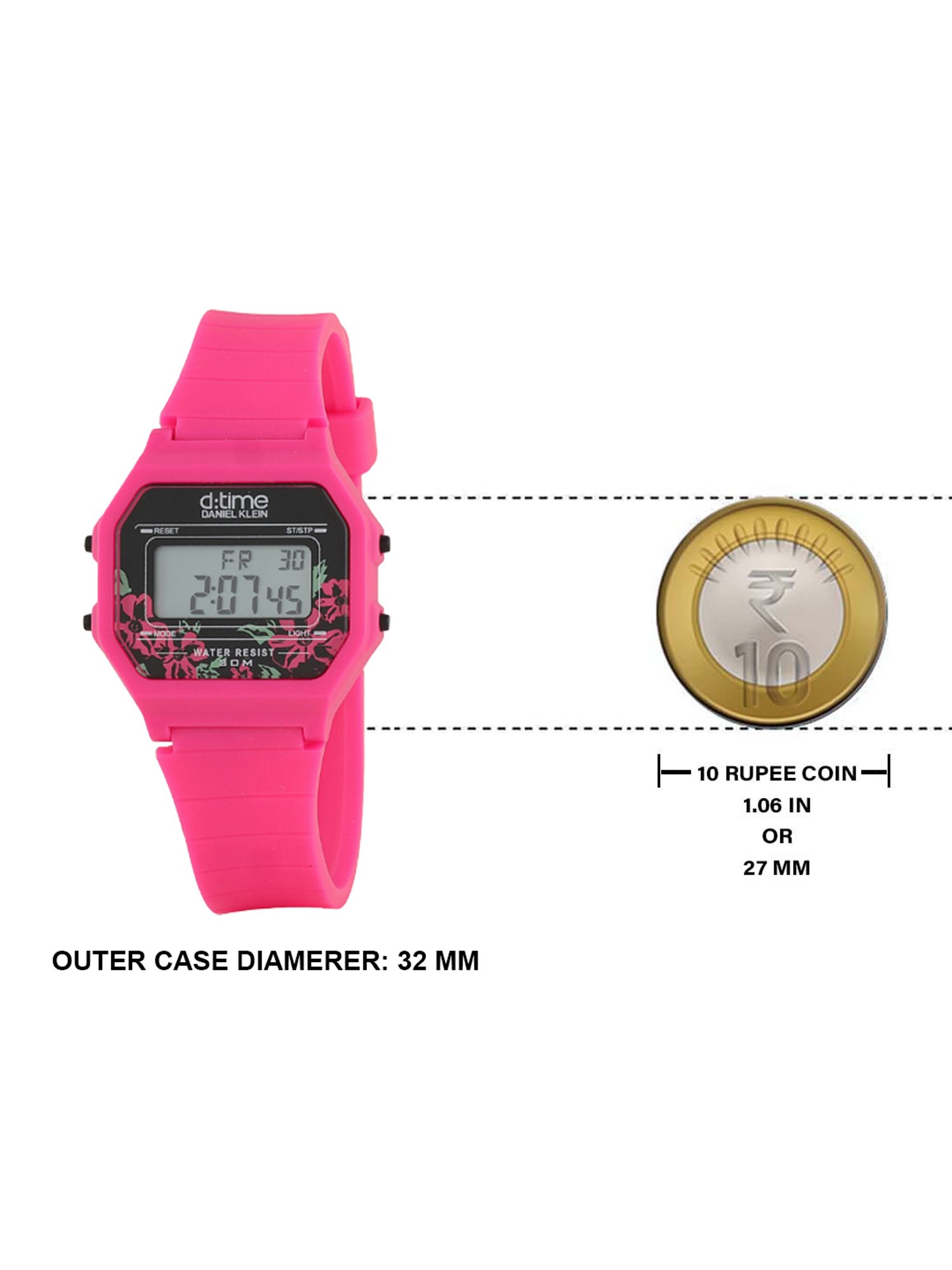 Fastrack NR68027PP04 Street Line Digital Watch for Women