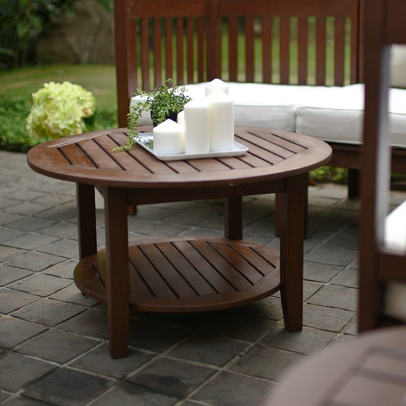 Sopra Wood Patio Coffee Table - Cambridge Casual