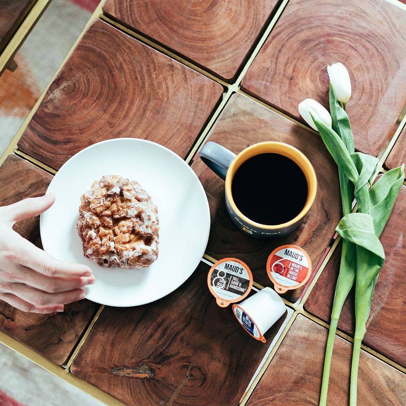 Maud's Dark Roast Coffee (Tall Dark and Handsome), Recyclable Dark Roast Coffee Pods – 100% Arabica Coffee California Roasted - 100ct